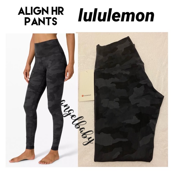 Lululemon Align HR Pant 28” in Heritage 365 Camo Deep Coal! - Picture 12 of 16